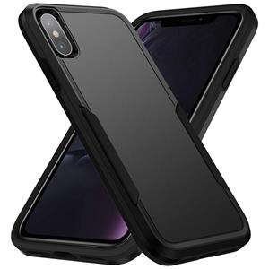 huismerk Pioneer Armor Heavy Duty PC + TPU Shockproof Case For iPhone XS Max(Black)