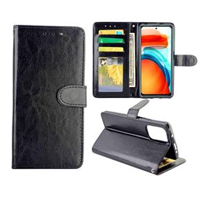 huismerk Voor Xiaomi Redmi Note10 Pro 5G / POCO X3 GT 5G Crazy Horse Textuur Lederen Horizontale Flip Beschermhoes Met Houder & Card Slots & Portemonnee & Foto