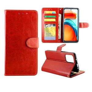 huismerk Voor Xiaomi Redmi Note10 Pro 5G / POCO X3 GT 5G Crazy Horse Textuur Lederen Horizontale Flip Bescherming Case met Houder & Card Slots & Portemonnee &