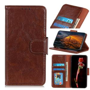 huismerk Nappa Texture Horizontale Flip Lederen Case met Houder & Card Slots & Portemonnee voor iPhone 13 Pro Max (Brown)