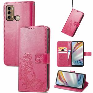 huismerk Voor Xiaomi Redmi Note 10 PRO 5G / POCO X3 GT Four-Leaf Sluiting Ingebrilde Gesp Mobiele Telefoon Bescherming Leren Case met Lanyard & Card Slot & Wal