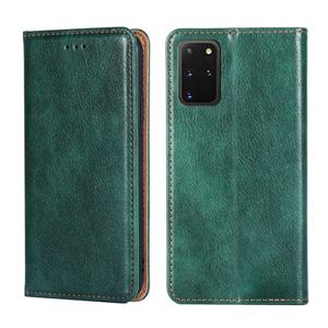 huismerk Voor Samsung Galaxy S20 + PU + TPU Gloss Oil Solid Color Magnetische Horizontale Flip Lederen Case met Houder & Kaart Slot & Portemonnee (Groen)