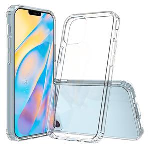 huismerk Voor iPhone 12 mini Schokbestendige krasvrije TPU + acryl beschermhoes (transparant)