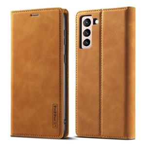 Voor Samsung Galaxy S21 + 5G LC.IMEEKE Sterk Magnetisme Ultradun horizontale Flip Matte TPU + PU Lederen Hoesje met Houder & Kaartsleuven & Portemonne