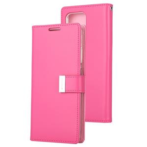 GOOSPERY RICH DIARY For Galaxy S20 Ultra PU + TPU Crazy Horse Texture Horizontal Flip Leather Case with Card Slots & Wallet & Photo frame(Rose Red)