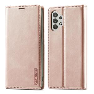 Voor Samsung Galaxy A32 5G / 4G LC.Imeeke Sterke Magnetism Ultradunne Horizontale Flip Matte TPU + PU Lederen Case met Houder & Card Slots & Portemonn