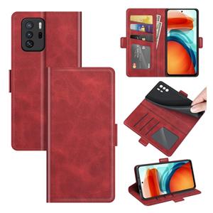 huismerk Voor Xiaomi Redmi Note 10 Pro 5G China / Poco X3 GT Dual-Side Magnetische Gesp horizontale Flip Leren Case met Houder & Card Slots & Portemonnee