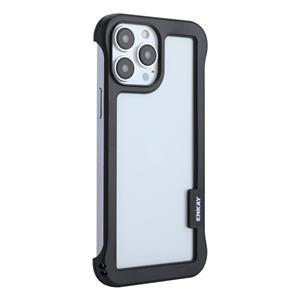 Enkay Frameloze Hollow Shockpost PC Case voor iPhone 13 Pro (Black)