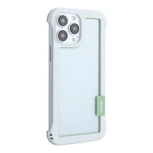 Enkay Frameloze Hollow Shockpost PC Case voor iPhone 13 Pro (White)