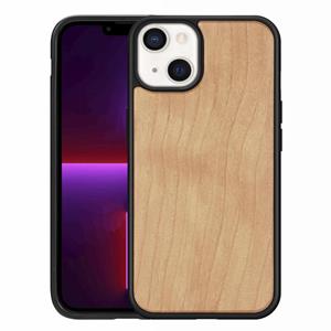 huismerk Wood Fineer TPU Schokbestendig telefooncase voor iPhone 13 Mini