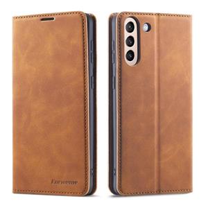 Voor Samsung Galaxy S21+ 5G Forwenw Dream Series Oil Edge Sterk magnetisme Horizontale Flip Lederen case met Holder & Card Slots & Wallet & Photo Fram