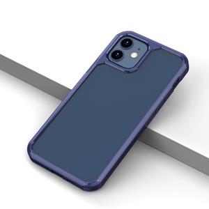 huismerk TPU + PC Beschermhoes voor iPhone 12 mini (Blauw)