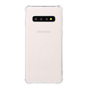 huismerk Schokbestendig TPU beschermhoes voor Galaxy S10 (transparant)