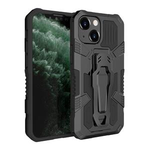 huismerk Machine Armor Warrior Shockproof PC + TPU beschermhoes voor iPhone 13 mini (zwart)