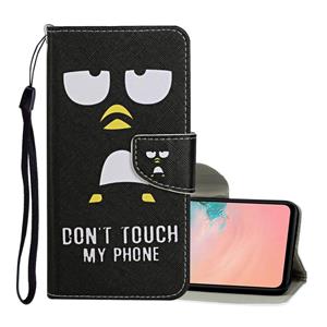 huismerk Voor Samsung Galaxy S20 Gekleurd tekenpatroon Horizontaal Flip Lederen Hoesje met Holder & Card Slots & Wallet & Lanyard(Penguin)