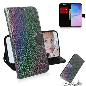 huismerk Voor Galaxy S10 plus effen kleur kleurrijke magnetische Buckle horizontale Flip PU lederen draagtas met houder & kaartsleuven & portemonnee & Lanyard