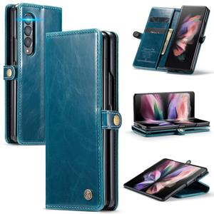 huismerk Voor Samsung Galaxy Z Fold3 5G Caseme 003 Crazy Horse Texture Horizontale Flip Leren Telefoonhoes