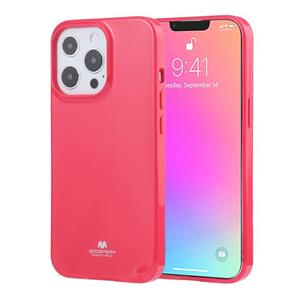 goospery Goosspery Jelly Full Coverage Soft Case voor iPhone 13 Pro (Rose Red)