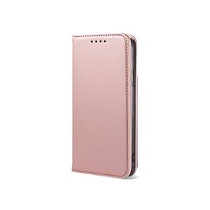 huismerk Voor iPhone XS / X Sterk Magnetisme Schokbestendig horizontaal flip vloeistof gevoel lederen hoes met Holder & Card Slots & Wallet(Rose Gold)