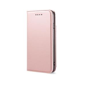 huismerk Voor iPhone 6 Plus / 6s Plus Sterk Magnetisme Schokbestendig horizontaal flip vloeistofgevoel voel lederen hoes met Holder & Card Slots & Wallet(Rose