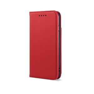 huismerk Voor iPhone 6 Plus / 6s Plus Sterk Magnetisme Schokbestendig horizontaal flip vloeistofgevoel voel lederen hoes met Holder & Card Slots & Wallet(Rood)