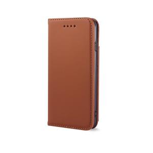 huismerk Voor iPhone 6 Plus / 6s Plus Sterk Magnetisme Schokbestendig horizontaal flip vloeistofgevoel gevoel lederen hoes met Holder & Card Slots & Wallet(Bru