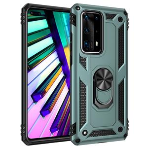 Huismerk For Huawei P40 Pro Shockproof TPU + PC Protective Case with 360 Degree Rotating Holder