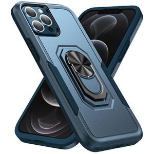 huismerk Pioneer Armor Heavy Duty PC + TPU Shockproof Case met Houder voor iPhone 13 Pro Max