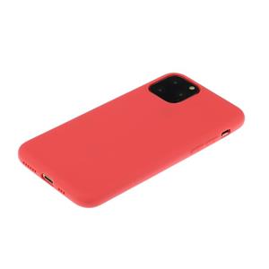 Huismerk Schokbestendige Frosted TPU beschermhoes voor iPhone 12(Rood)