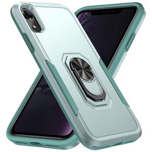 huismerk Pioneer Armor Heavy Duty PC + TPU Shockproof Case met Houder voor iPhone XR