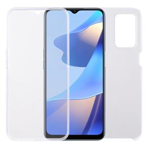 huismerk Voor Oppo A16 / A16S / A55 4G & 5G PC + TPU ultradun dubbelzijdig all-inclusive transparant geval