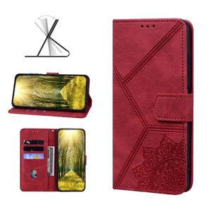 huismerk Voor Xiaomi Redmi K40 / Poco F3 Geometrische Mandala reliëf lederen telefoonhoes