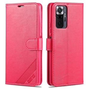 Voor Xiaomi Redmi Note 10 Pro Azns Sheepskin Texture Horizontale Flip Leren Case met Houder & Card Slots & Portemonnee