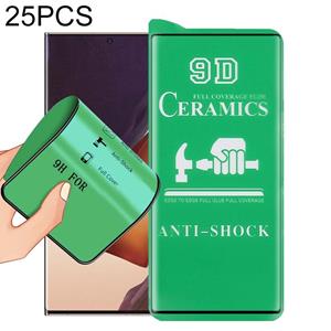 huismerk Voor Samsung Galaxy Note20 Ultra 25 PCS 9D Full-Screen Full Lue Ceramic Film