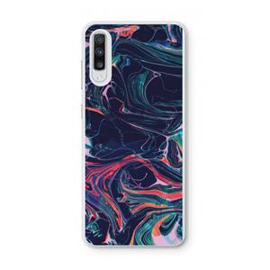 CaseCompany Light Years Beyond: Samsung Galaxy A70 Transparant Hoesje