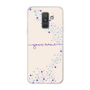 CaseCompany Sterren: Samsung Galaxy A6 Plus (2018) Transparant Hoesje