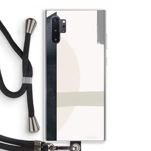 CaseCompany Baca: Samsung Galaxy Note 10 Plus Transparant Hoesje met koord