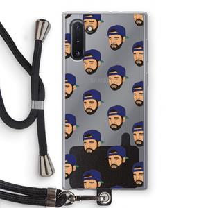 CaseCompany Drake Away: Samsung Galaxy Note 10 Transparant Hoesje met koord