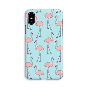 CaseCompany Anything Flamingoes: iPhone Xs Volledig Geprint Hoesje