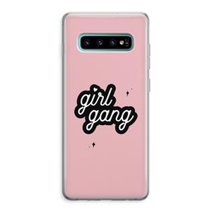 CaseCompany Girl Gang: Samsung Galaxy S10 Plus Transparant Hoesje