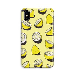 CaseCompany When Life Gives You Lemons...: iPhone Xs Volledig Geprint Hoesje