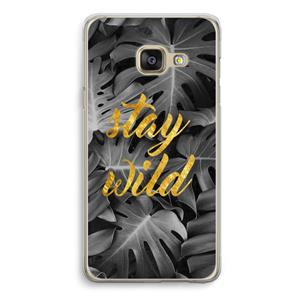 CaseCompany Stay wild: Samsung A3 (2017) Transparant Hoesje