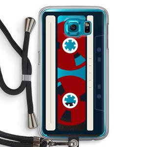 CaseCompany Here's your tape: Samsung Galaxy S6 Transparant Hoesje met koord