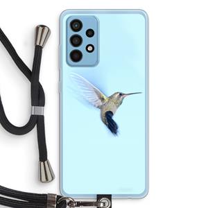CaseCompany Kolibri: Samsung Galaxy A52 Transparant Hoesje met koord