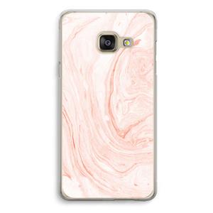 CaseCompany Peach bath: Samsung A3 (2017) Transparant Hoesje