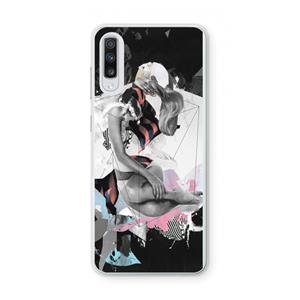 CaseCompany Camouflage de sommeil: Samsung Galaxy A70 Transparant Hoesje