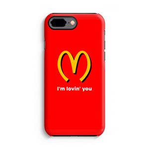 CaseCompany I'm lovin' you: iPhone 7 Plus Tough Case
