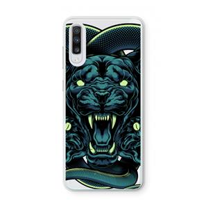 CaseCompany Cougar and Vipers: Samsung Galaxy A70 Transparant Hoesje