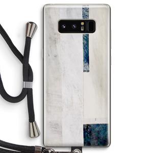 CaseCompany Meet you there: Samsung Galaxy Note 8 Transparant Hoesje met koord