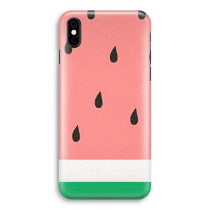 CaseCompany Watermeloen: iPhone Xs Volledig Geprint Hoesje